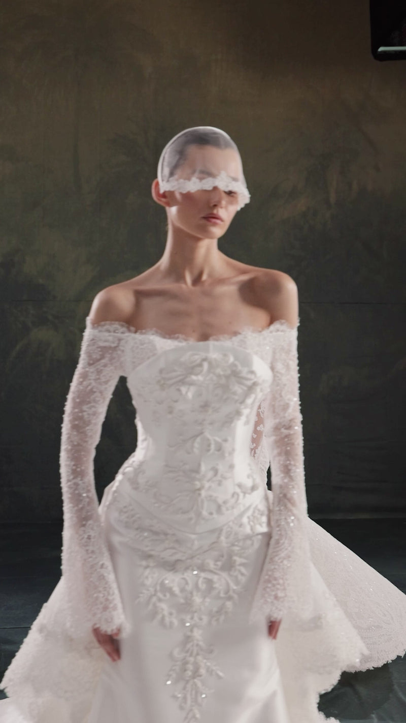 BRIDE-BW07 bridal gown video